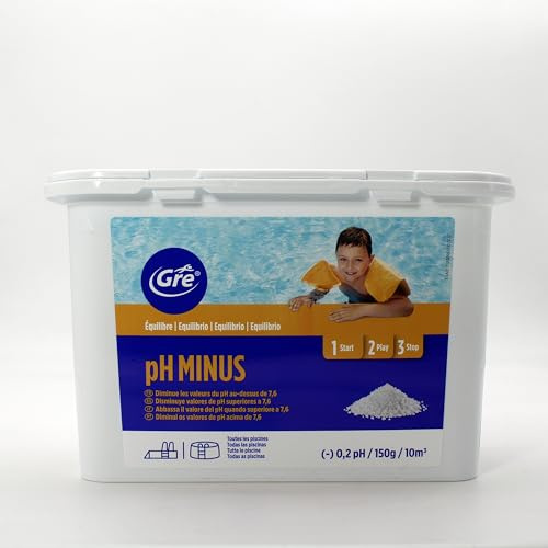 Riduttore ph minus per piscina GRE da 1,5kg granulare