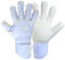 GK Saver Fußball-Torwarthandschuhe – Bravo-Serie | Professionelle Fußball-Torwarthandschuhe mit Rutschfester Handfläche und abnehmbaren Savefingers | Größen 6-11 (Bravo W1 White, Size 7)