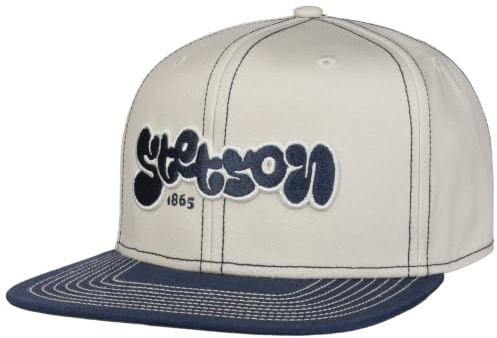 STETSON Brand Tag keps Flat Brim 5 panel Var Sommar
