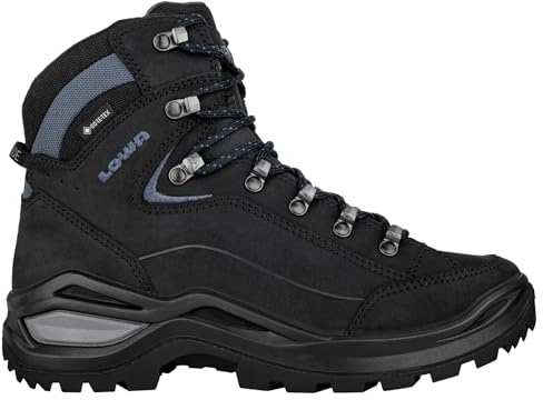 LOWA Renegade Evo GTX Mid Ws Boots Medium, black blue, 3.5 UK
