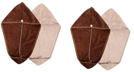 AOKWAWALIY Pack of 4 Pineapple Caps for Dry Hair Shower Cap for Hair Shower Cap Large Hair Turban Hair Drying Hat Dry Hair Cap Towel Hair Drying Hair Cap