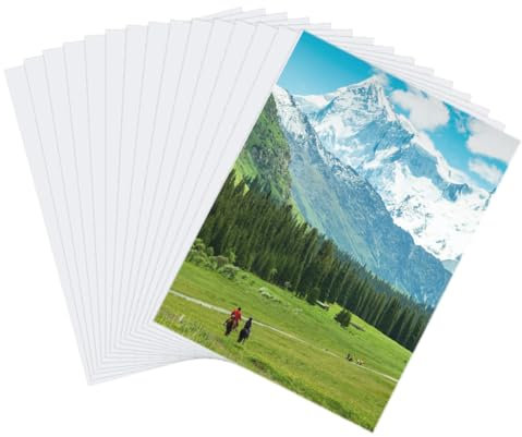 DICOSMETIC 15Pcs Aluminum Sublimation Blanks Heat 5.9x3.9 Inch Metal Photo Blank Wall Sublimation Poster Frame Blanks DIY Blank Metal Sign for Room Wall Office Decor Decorative