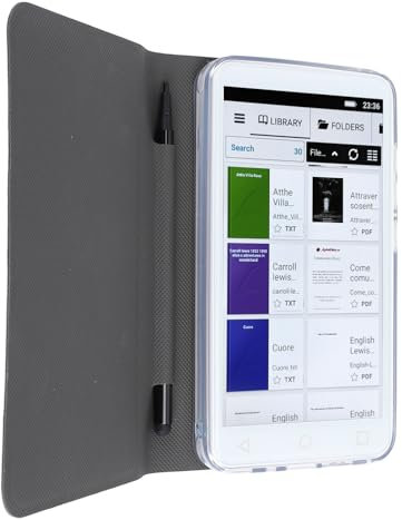 Lector de Libros Electrónicos, EReader con Pantalla Táctil a Color de 5, 2 GB+16 GB, Lector de Libros Electrónicos con WiFi, Bluetooth, FM, Música, Cámara, Lectores Electrónicos