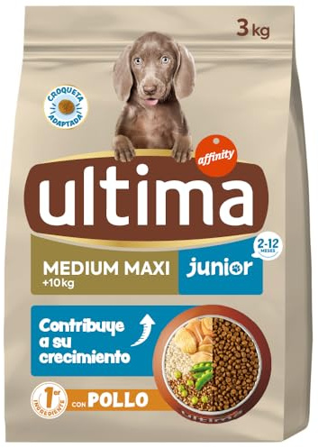 Ultima Pienso para Perros Junior con Pollo y Arroz - 3000 gr