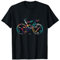 FAHRRAD RENNRAD IN DEN FARBEN DES REGENBOGENS T-Shirt