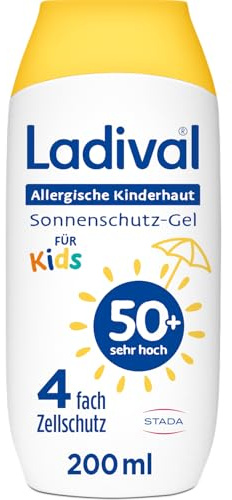 Ladival Allergische Kinderhaut Sonnencreme LSF 50 für den Körper, Gel 200ml