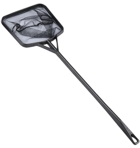 HoveeLuty Épuisette pour Aquarium, Maille Fine en Nylon avec poignée en ABS, Filet Aquatique Robuste de 40,6 cm, Filet sans dommage pour Petit Aquarium, Attrape-Mailles et Accessoires de Filet