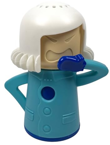 Nettoyant pour micro-ondes Angry Mom | Nettoyeur vapeur pour four à micro-ondes,Outil d'équipement de nettoyage de réfrigérateur de dessin animé, utilisant du vinaigre et de l'eau