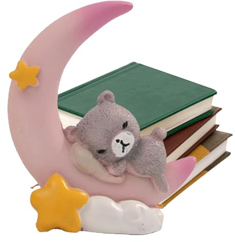 Décorations d'anniversaire en peluche - Figurines de gâteau en forme d'étoile et de lune - Décoration douillette pour table de dessert, fête d'enfant, facile à installer - Accessoires colorés pour