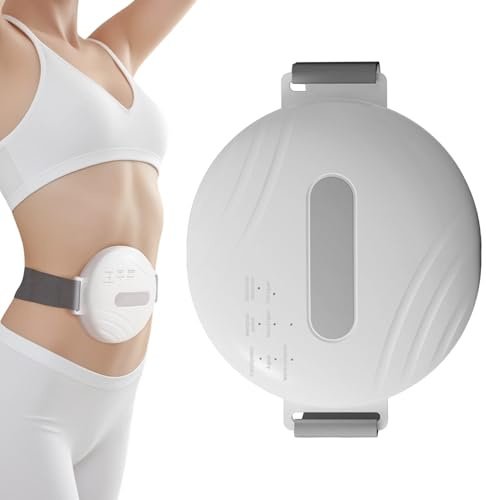 Masajeador abdominal Aparato abdominal eléctrico inalámbrico con calor | Masajeador abdominal para Aliviar Molestias Digestivas, Hinchazón, Ejercicio en Casa, Gimnasio, para Mujeres y