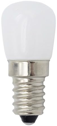 Genérico Bombilla LED de luz nocturna E12, bombillas LED E12 secadora y frigorífico | Bombillas secadoras de candelabro, lámde iluminación el hogar del techo del congelador, AC220-240V blancoo cálido