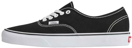 Vans Authentic, Unisex-Erwachsene Sneakers, Schwarz (Black), 45 EU