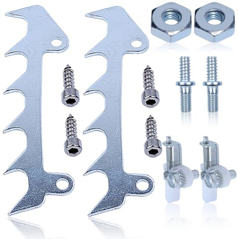 Adefol Tope de Garras con Tornillos para Stihl MS170 MS180 017 018 Motosierra, Púa de Tope + Tornillos Correspondientes + Tensor de Cadena + Perno y Tuerca Accesorio 8 en 1