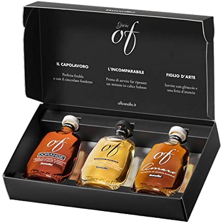 BONOLLO GIOIE OF AMARO 5 CL, AMARONE 5 CL, DORANGE 5 CL IN CONFEZIONE