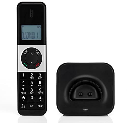 BINOXY Cordless Phone System For Home Or Small Business With 1.9GHz Talking Caller ID Expandable Up To 5 Handsets,Multiple Display Languages