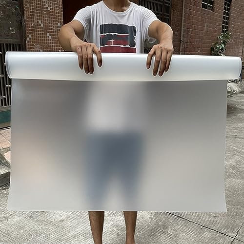 Brise-vue pour balcon - Panneau en acrylique dépoli pour pare-soleil et abri résistant aux intempéries - Auvent d'extérieur pour terrasse - Taille personnalisée (122 x 800 cm)