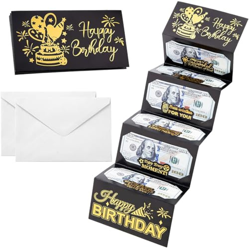 2 Piezas En Caja De Regalo Para Dinero, Regalo Para Cumpleaños, Boda, Confirmación, Fiesta De La Juventud, Navidad, Regalos Divertidos Para Mujeres Y Hombres