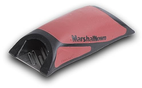 Escofina de Marshalltown sin rieles, escofina con mango DuraSoft, acero inoxidable, longitud 140 mm, herramienta para paneles de yeso.
