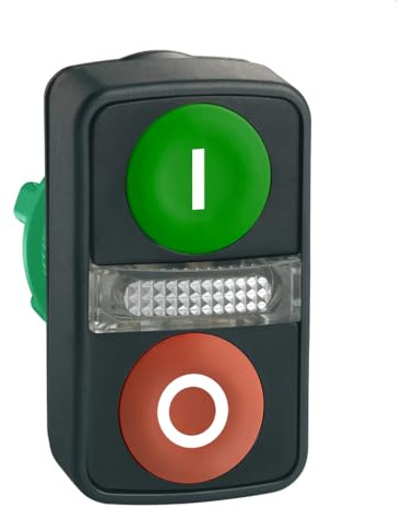 CAB PULS DOBLE LUM VER-ROJ RR IP66