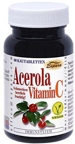 Espara Acerola-Vitamin C Kautabletten Immunsystem, 60 St. Tabletten