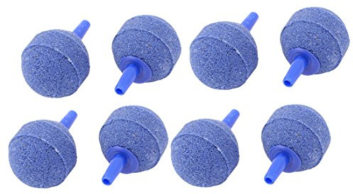 sourcingmap Fish Tank Ronde Air Bubble Pierres diffuseurs Aérateur 30 mm Dia 8 pcs
