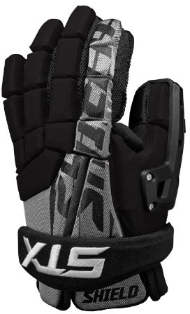 STX Lacrosse Shield Goalie Glove, Black, 13-Inch