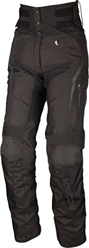 Modeka Elaya Damer Motorcykel Textil Byxor, schwarz, 76