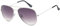 styleBREAKER Kinder Sonnenbrille Pilotenform mit verspiegelten oder getönten Gläsern | Edelstahl Rahmen UV400 Schutz | für Jungen und Mädchen 4 bis 10 Jahre, Gestell Silber/Glas Grau Verlauf