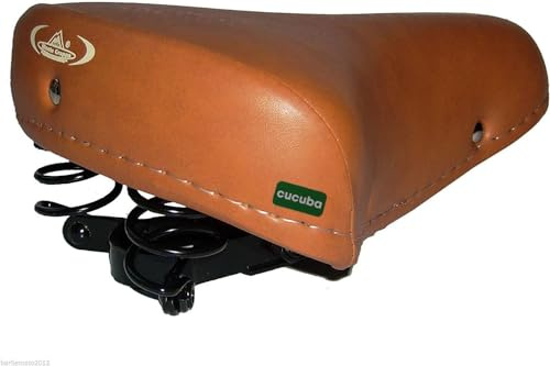 CUCUBA Montegrappa Komfort Sadel med fjädrar och stoppning av polyuretan i minnesskum, anti-chock. Perfekt för cykelgratulationscykel - epok - Holland - City Bike Unisex