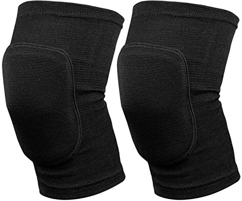 Rundago 1 Paar Knieschoner Volleyball Knieschoner Tanzen Fussball Kniepolster Knieschiene Dicker Schaumstoff Knieschützer Kinder Kniestütze für Damen Herren (XS)