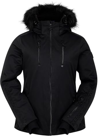 Dare 2b Womens Frenzied Ski Insulated Jacket, Black, 12 EU