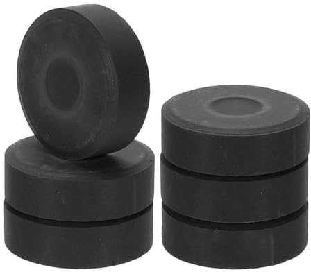 PATIKIL 6 Pcs Washable Tempera, 2.3x0.7 Large Tempera Paint Cakes Bulk Paints Blocks Art Supplies Watercolor Cake for Artists Art Painting Drawing DIY Crafting, Black