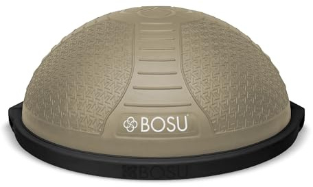 Bosu NEXGEN Balance Krafttrainer, Multifunktionaler 66.0 cm Gymnastikball, Heim-Fitnessgerät für Ganzkörpertraining, Sandstein mit schwarzem Rand