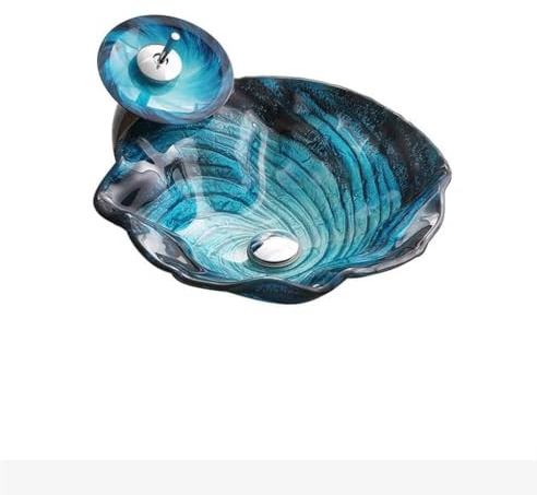 Lavabo De Baño Lavabo De Baño Creativo Lavabo De Vidrio Templado Inodoro Lavabo De Hotel Arte Lavabo De Escritorio Tocador De Baño