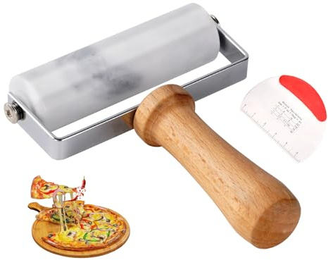 Small Marble Rolling Pin for Dough-Non-Stick Hand RollerïŒType A WhiteïŒ