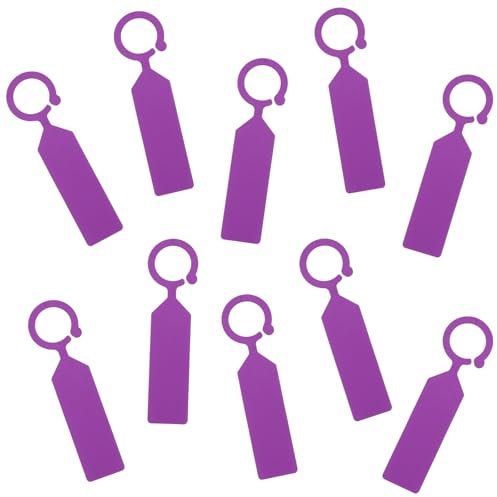 sourcing map Etiquetas de plástico impermeables para plantas, 200 etiquetas colgantes de plantas de 4.3 pulgadas, marcadores de plantas colgantes de color para plantas de interior, exterior, jardín e