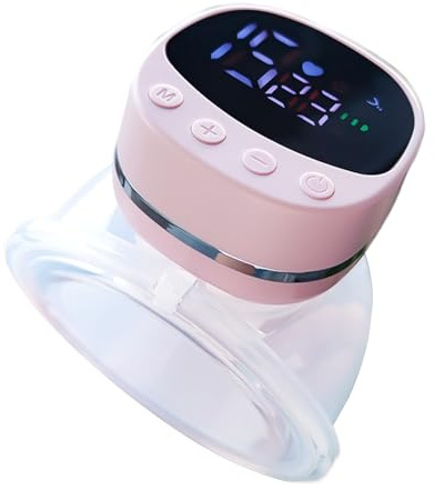 Bärbar Bröstpump LCD-display, 4 lägen 12 nivåer, låg ljudnivå, | Dubbel för handsfree portabel diskret tyst bärbar elektrisk bröstpump för ammande mammor på språng resa