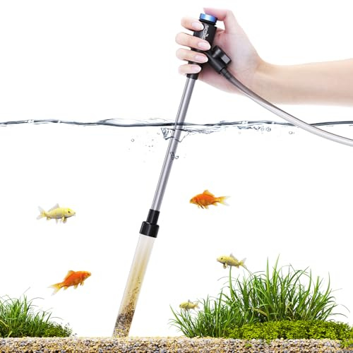 SEAOURA Water Cleaner Gravel Siphon for Aquariums Vacuum Up to 50 Gal