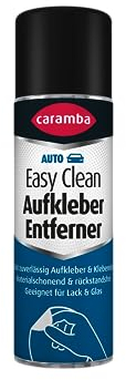 Caramba Easy Clean Aufkleber Entferner, Spray zum Entfernen von Kleberesten am Auto, Etikettenlöser für verschiedene Materialen, 300 ml