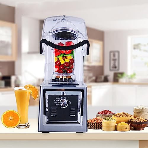 TAHALI Licuadora de 2L para Batidos, batidora de Jarra de Vidrio de 2000W, batidora eléctrica multifunción de Alta Velocidad para Batidos, Batidos, Frutas