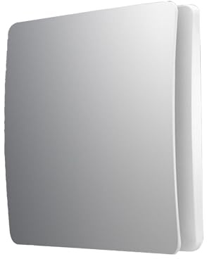 A2ZWORLD Aspiradora de baño, extractor de aire, 212x208mm, agujero 150mm, profundidad 105mm, 25W 230V 50Hz, 155m³/h 35dB.