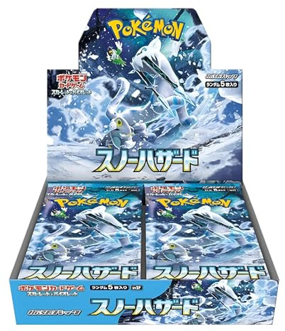 Pokémon TCG - Scatola booster pericolo di neve, 30 buste evolute Paldea giapponesi, carte Pokémon giapponesi, serie Scarlatto e Viola