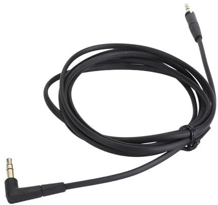 Ersättning AUX -förlängningskabel, 3,5 Mm Ljuduppgraderingsladd Kompatibel med för HD400S HD4.30 HD4.50BTNC Förlustfri Ljudkvalitet, 4,8ft