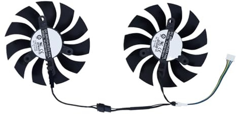 Enfriador de gráficos, ventilador de tarjeta de vídeo GPU, for ordenador portátil GPU 3060M 6GB, for chip 3070m 8G,2 unids/set, PLA09215B12H, paso de montaje de 42mm 98MM(42MM Mounting)