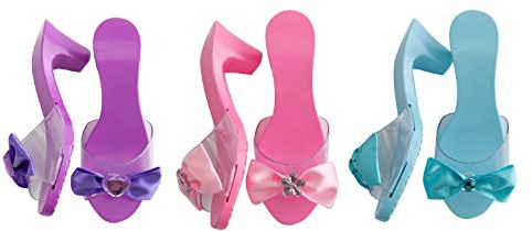 Simba Toys Princess Shoes Set, 3 Pairs Included, and Styles, Great for Pretend Play or Costume Accessories, for Ages 3 and up