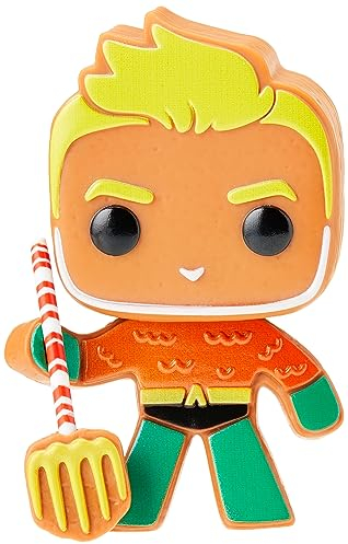 Funko Pop! Heroes: DC Holiday - Aquaman - Lebkuchen - DC Comics - Vinyl-Sammelfigur - Geschenkidee - Offizielle Handelswaren - Spielzeug Für Kinder und Erwachsene - Comic Books Fans