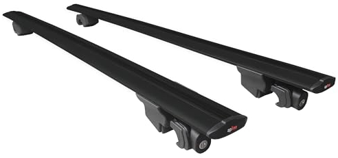 ACPA AUTO Compatibile con BMW Serie 3 (F31) Touring 2012-2019 Hook Model Barre Tetto Portapacchi Auto Barre Portatutto Nero Alluminio 2 Barre