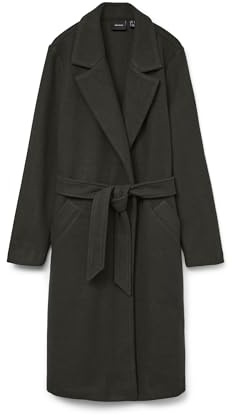VERO MODA Vmfortuneaya - Cappotto lungo da donna Ga Noos, torba, M
