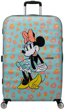 American Tourister Wavebreaker Disney - Stitch Hardshell Resväska Medel (67 cm), Reseväska, TSA Lås, 4 Hjul, 64 L, 3.6 kg - Stitch Universe