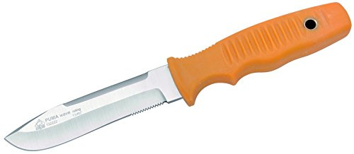 Puma TEC Tauchermesser Wave Riding, Gummigriff Messer, Mehrfarbig, One Size